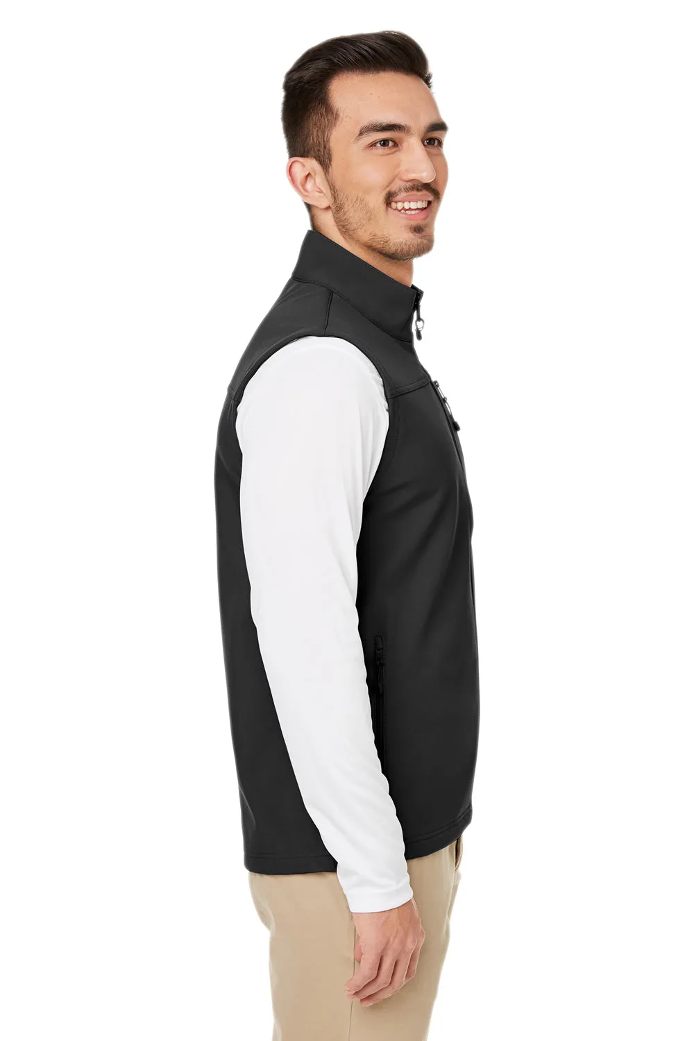 Nautica Mens Wavestorm Wind & Water Resistant Full Zip Vest - Black  BEST on sale Clothing Nautica