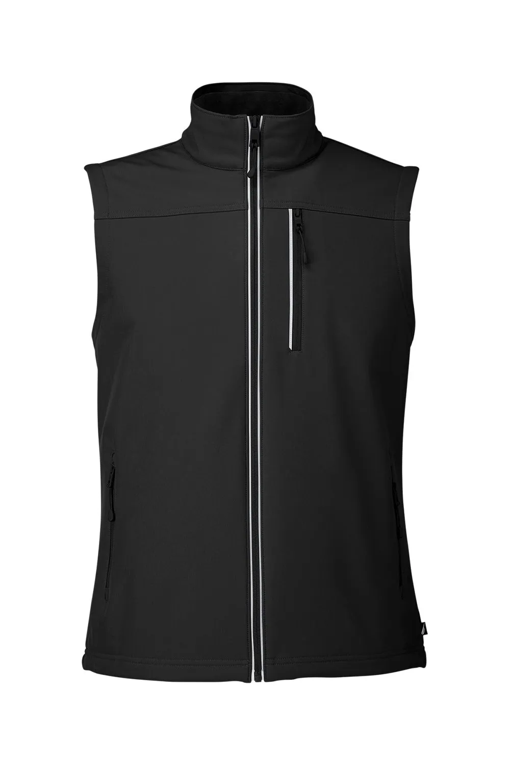 Nautica Mens Wavestorm Wind & Water Resistant Full Zip Vest - Black  BEST on sale Clothing Nautica