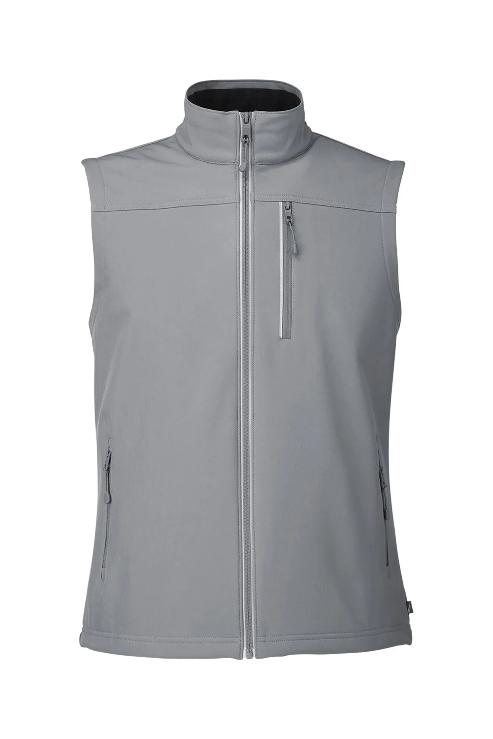 Nautica Mens Wavestorm Wind & Water Resistant Full Zip Vest - Graphite Grey