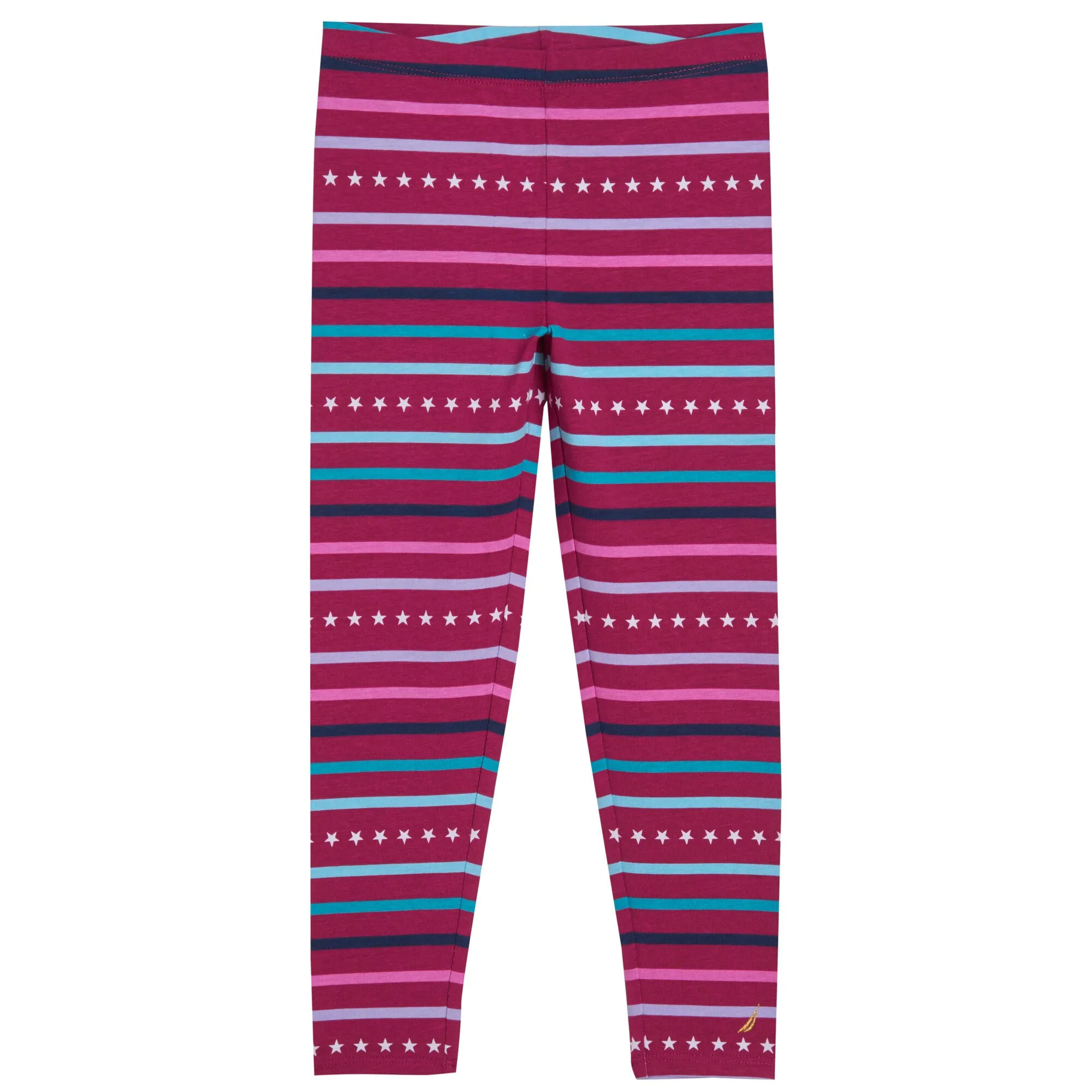 Nautica Toddler Girls' Stars And Stripes Legging (2T-4T) Dusty Pink Nautica