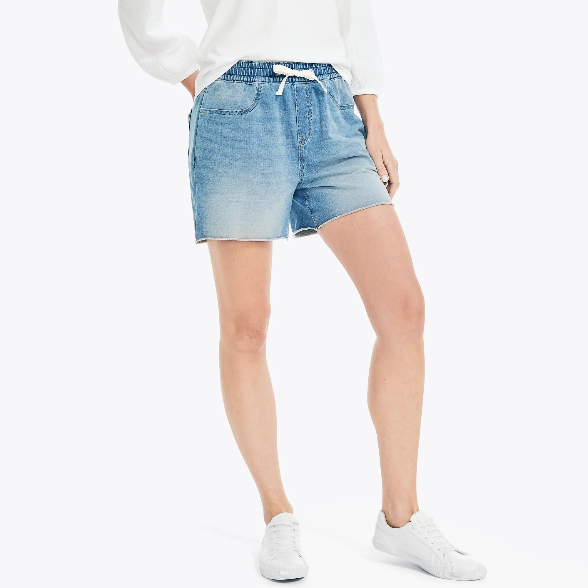 Nautica Women's 4.5" Nautica Jeans Co. Denim Sweat Short Lapis Nautica