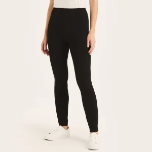 Nautica Women's Stretch Pull-On Pant True Black Nautica