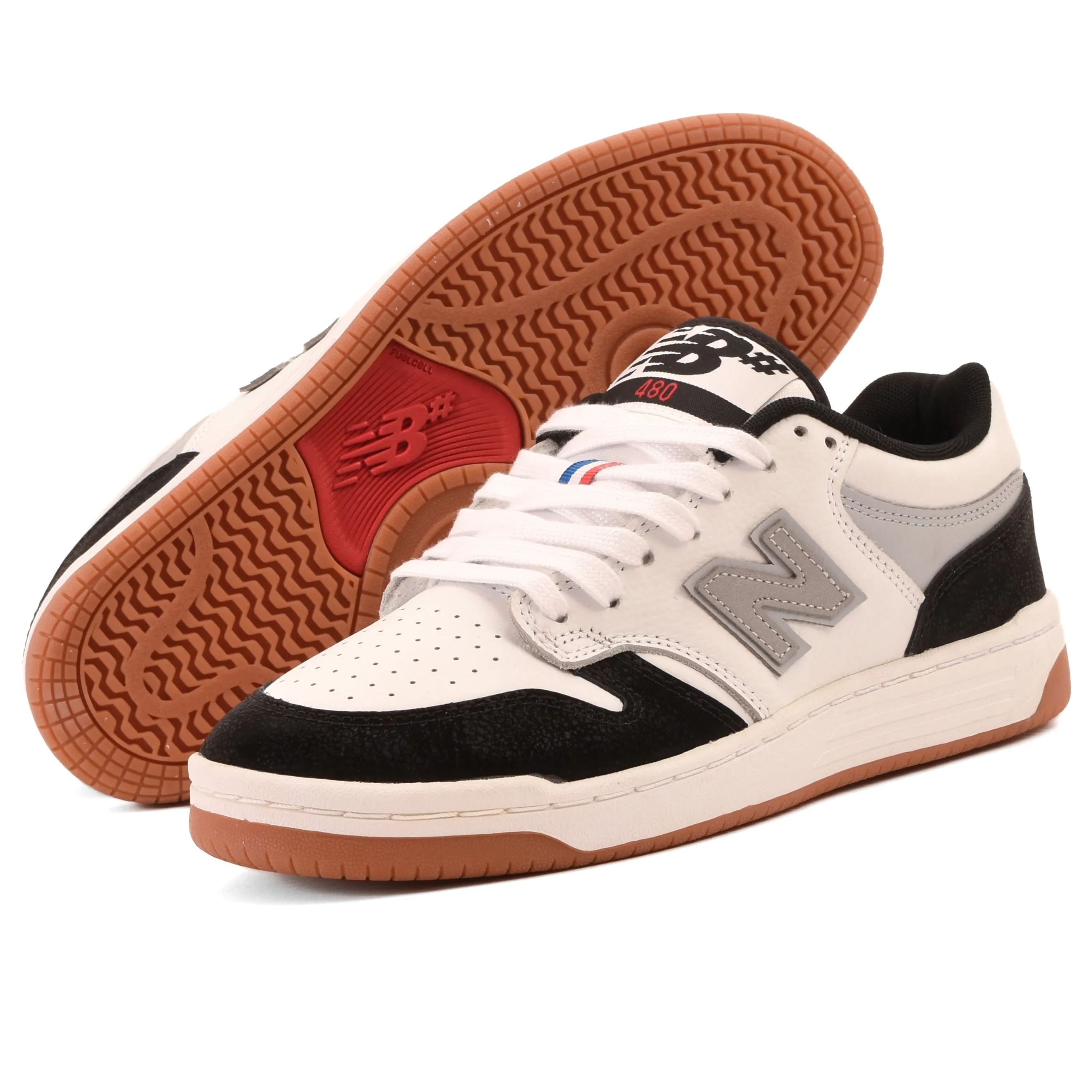 New Balance - 480 KWI (White/Black) New Balance Shoes