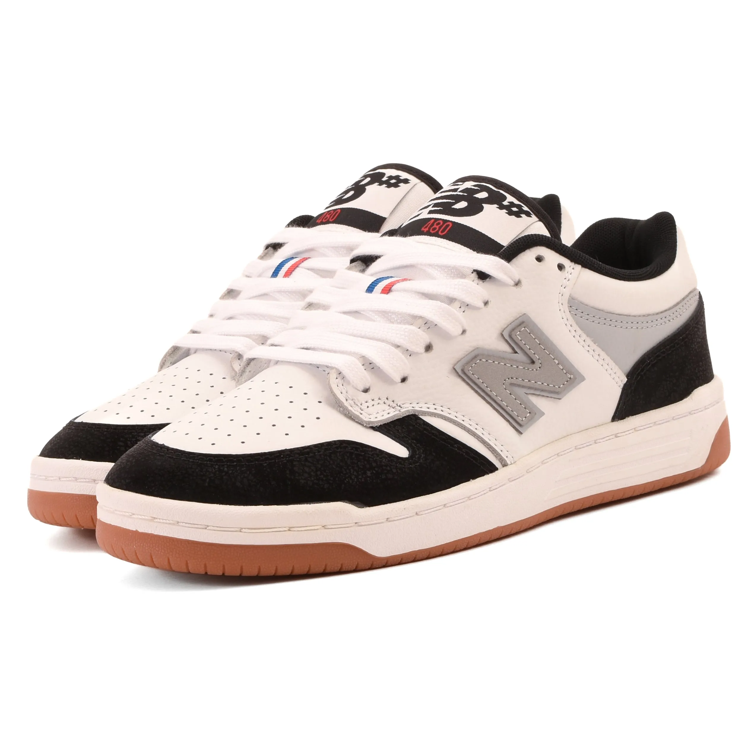 New Balance - 480 KWI (White/Black) New Balance Shoes