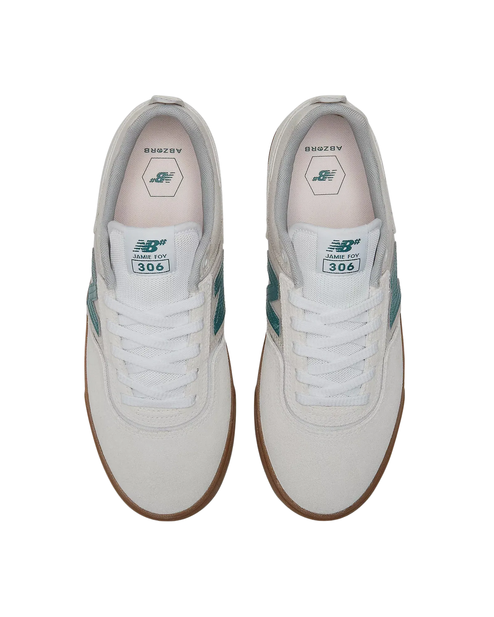 New Balance Sneakers Jamie Foy 306 Signature Shoes in Sea Salt & Green