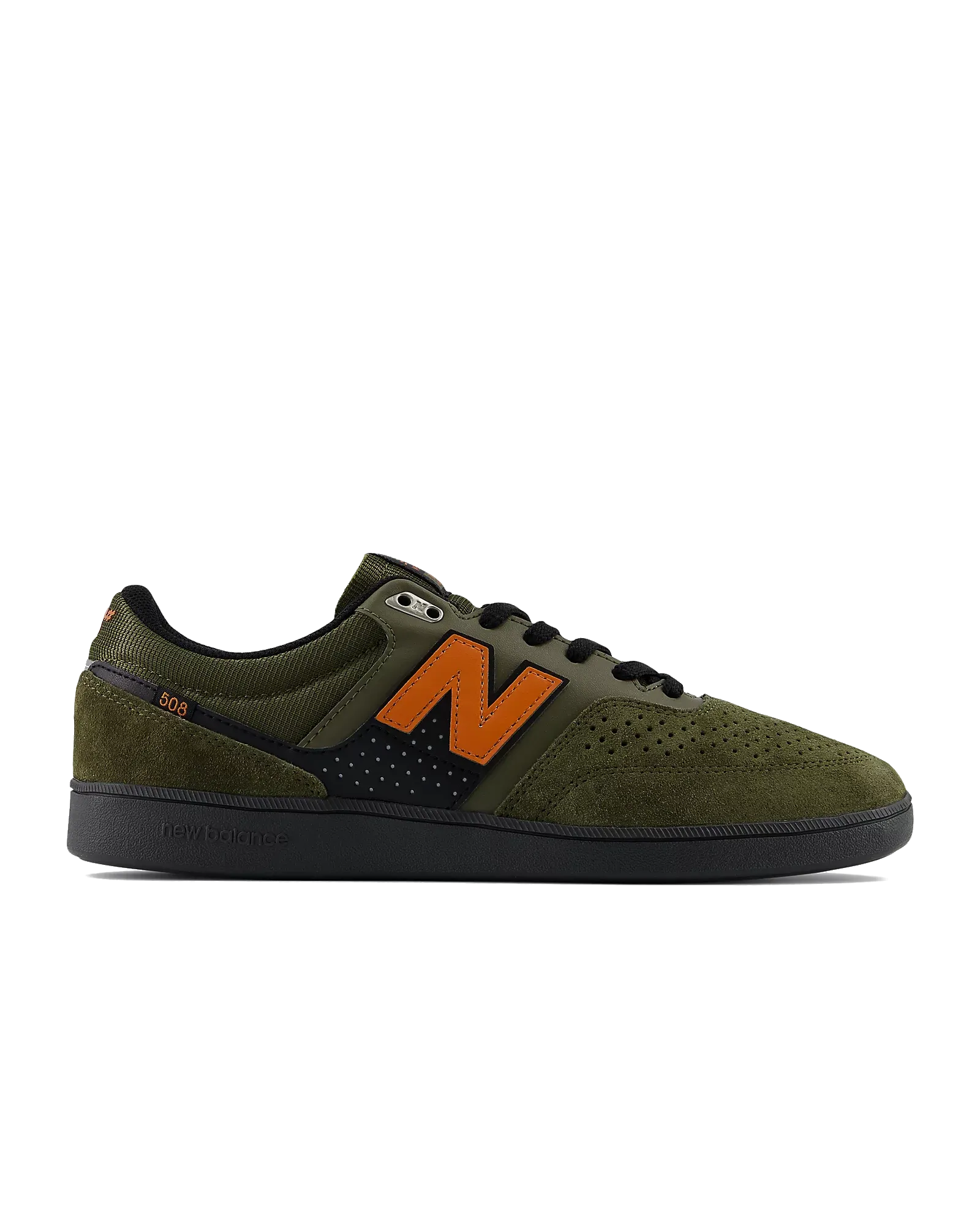 New Balance Sneakers Numeric Brandon Westgate 508 Signature Shoes in Olive & Rust