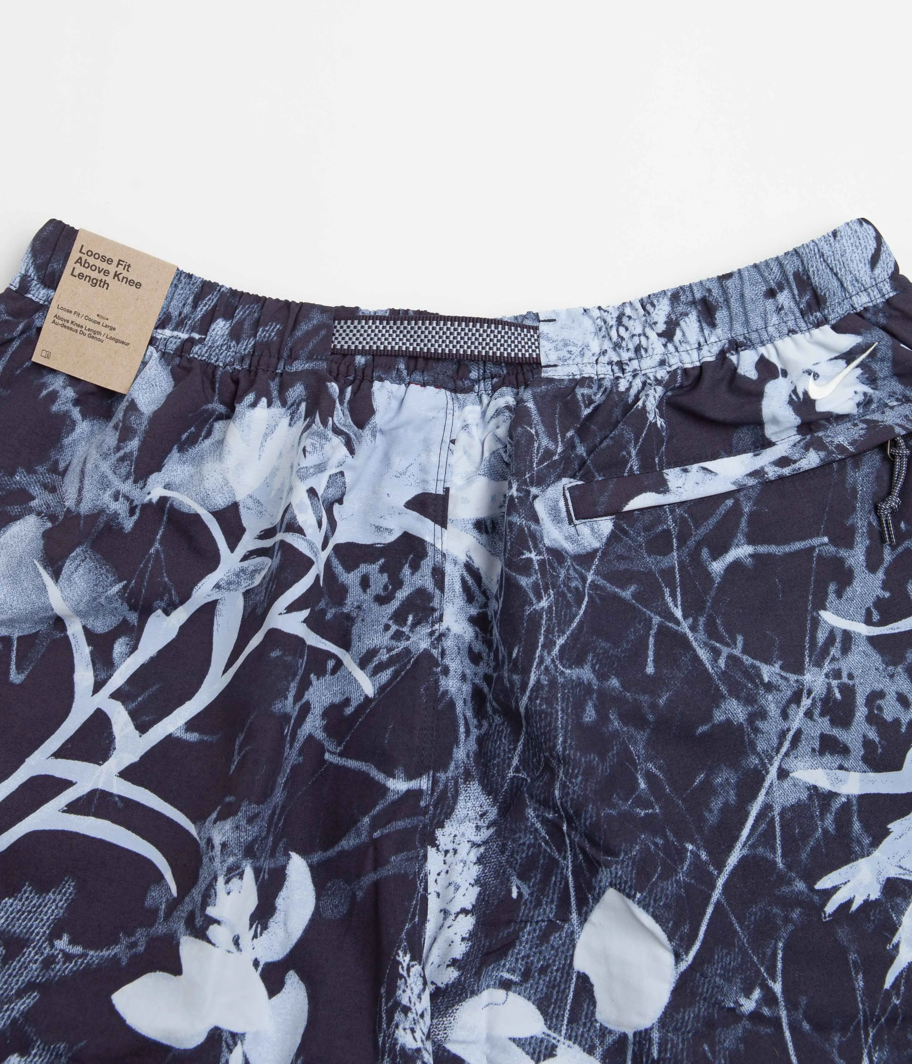 Nike ACG All Over Print Trail Shorts - Gridiron / Cobalt Bliss / Summit White Nike ACG Outdoor Clothing