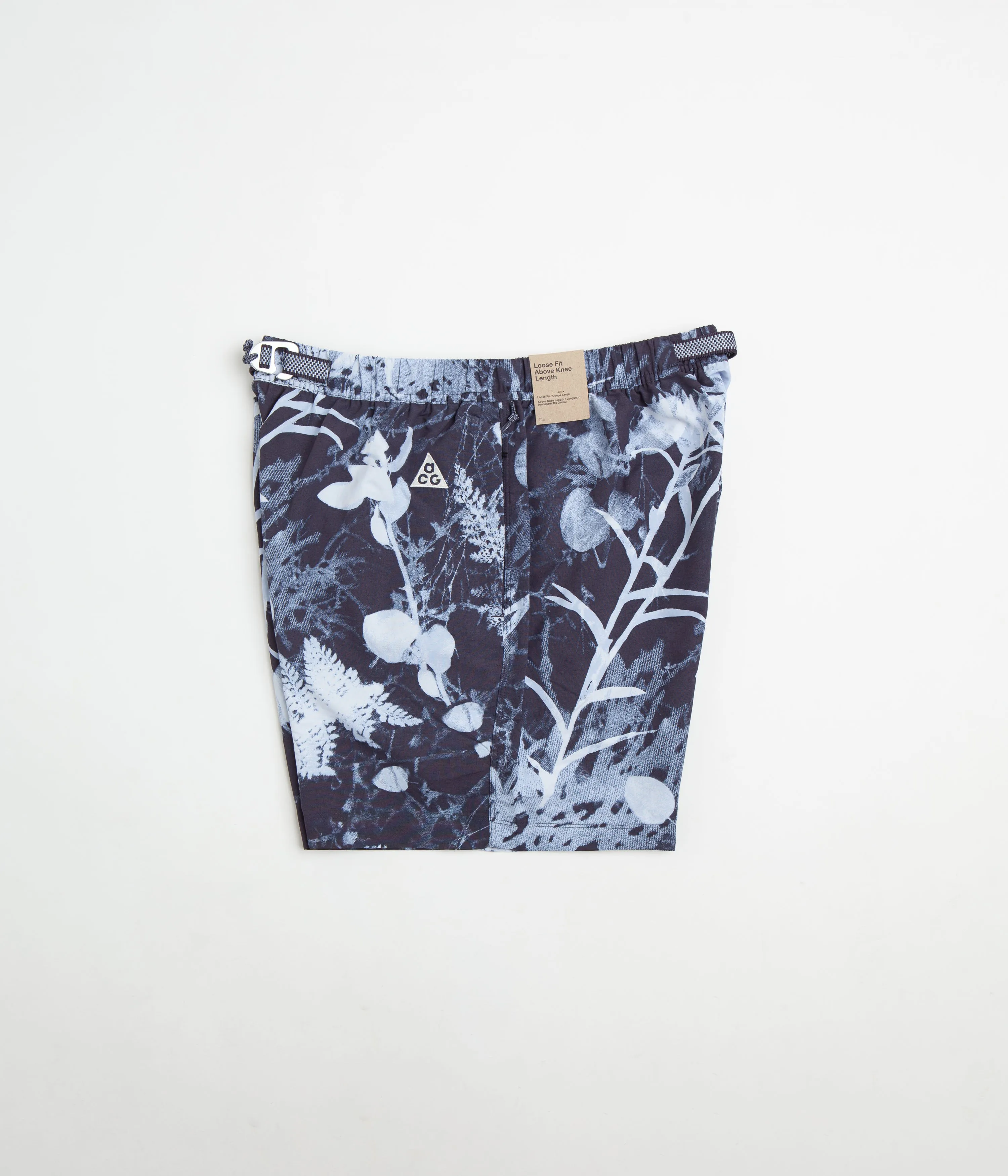 Nike ACG All Over Print Trail Shorts - Gridiron / Cobalt Bliss / Summit White Nike ACG Outdoor Clothing