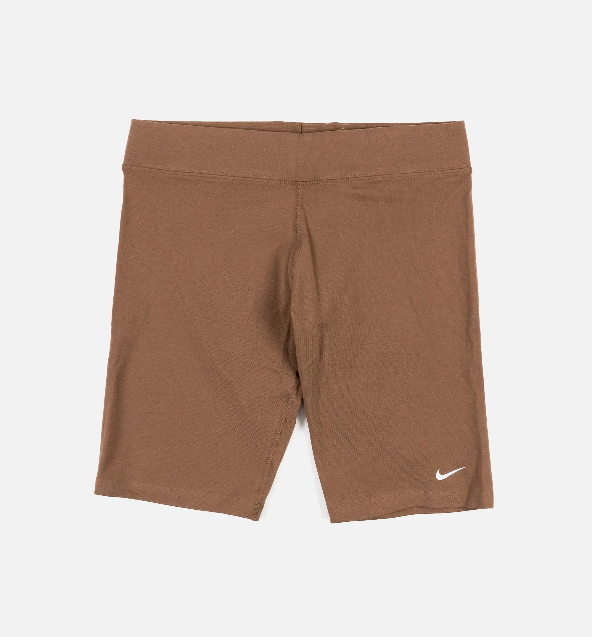Nike Clothing NSW Classics High Waisted Biker Womens Shorts - Brown