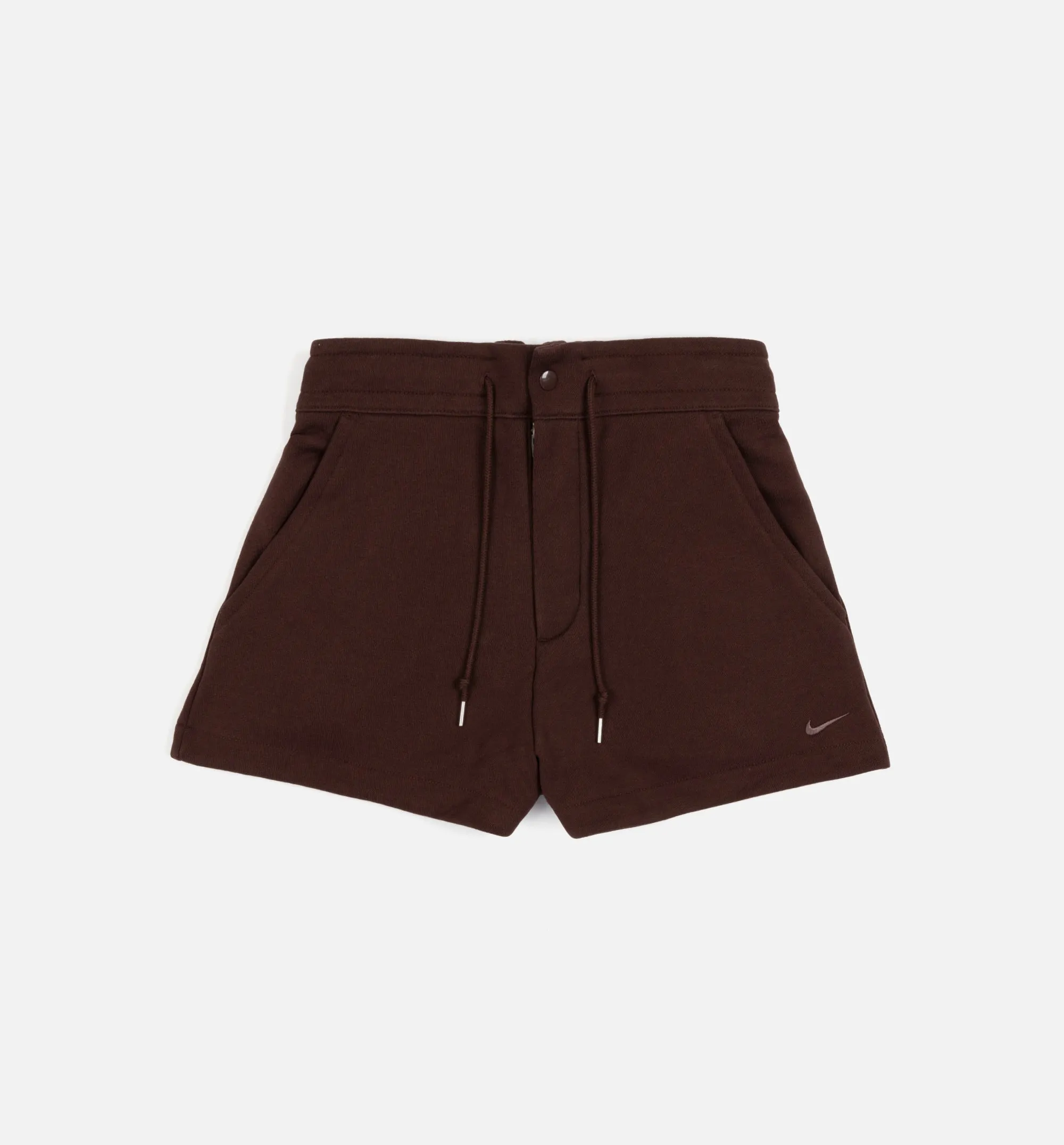 Nike Clothing NSW Club Fleece Womens Shorts - Brown