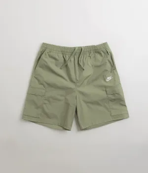 Nike Club Cargo Shorts - Oil Green / White Nike Sportswears