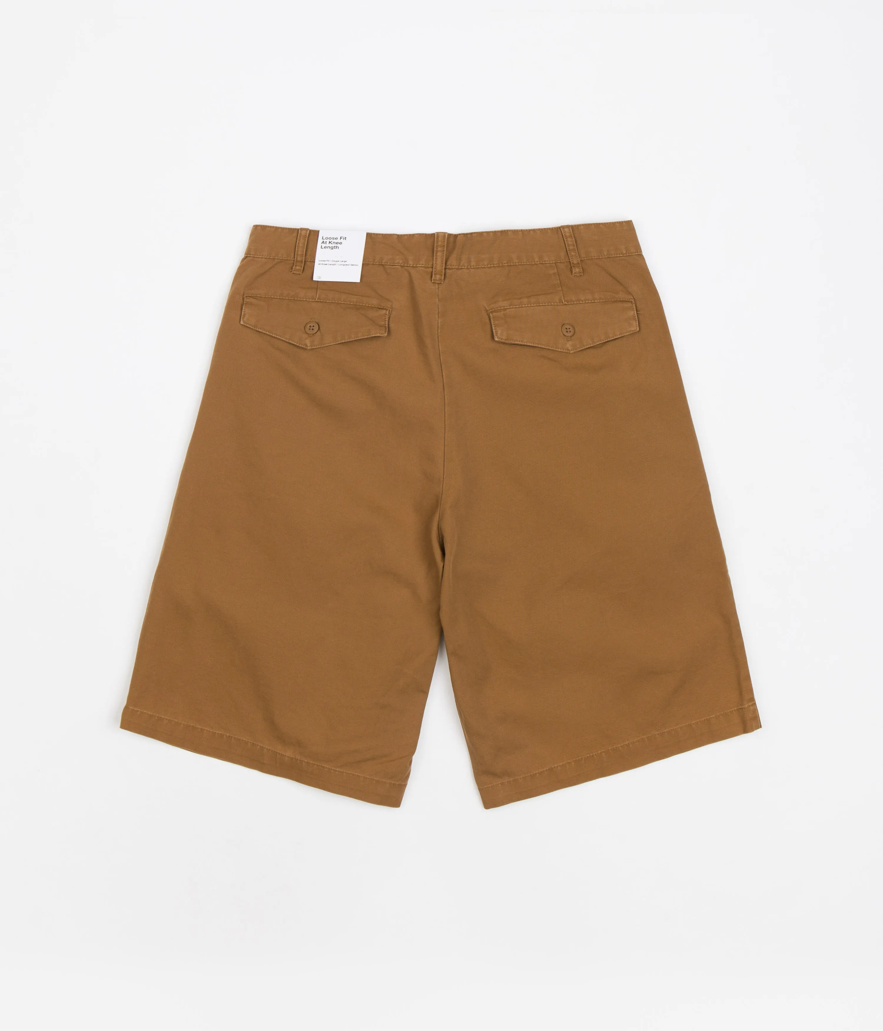 Nike Pleated Chino Shorts - Ale Brown / White Nike Sportswears