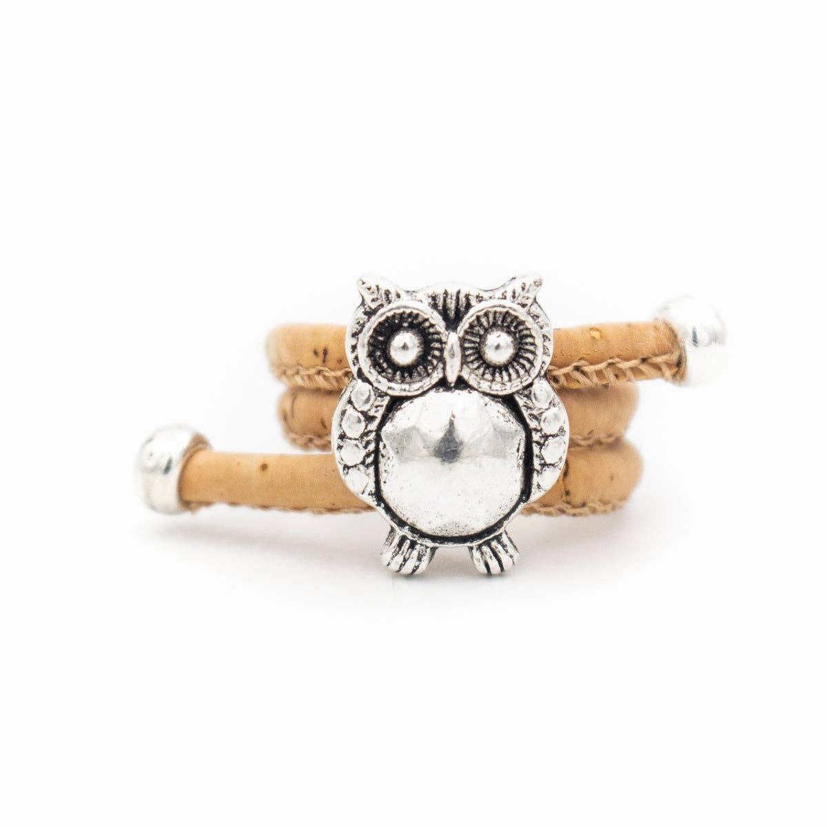 Owl pendant Antique Silver women's Ring RW-015-MIX-10