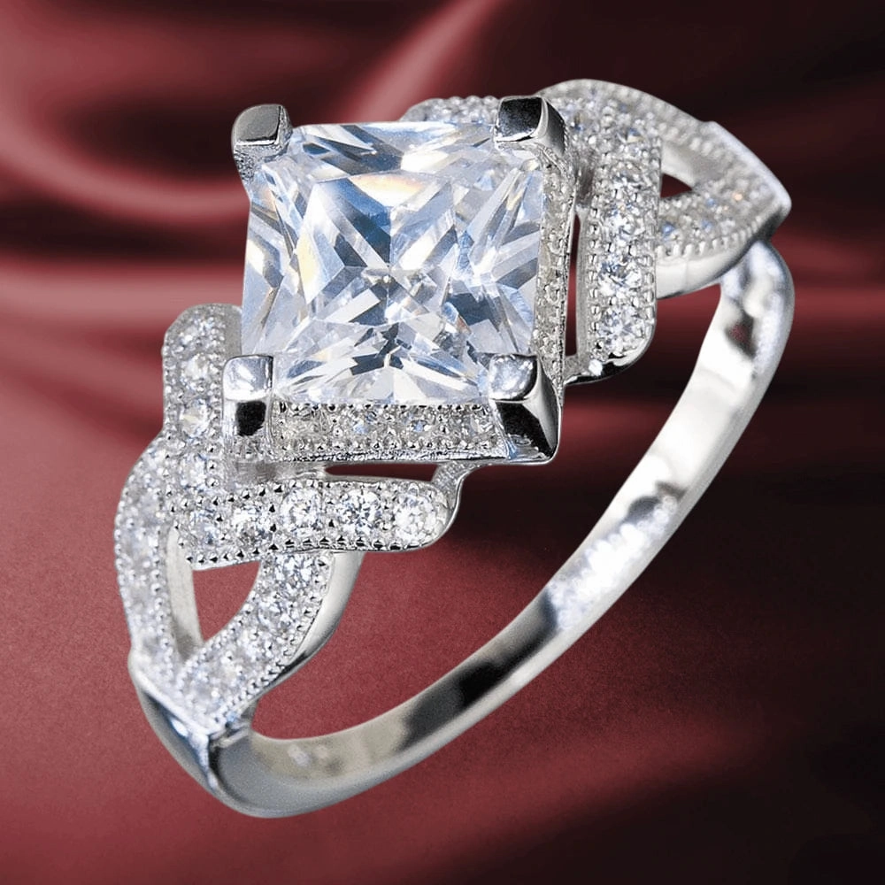 Palermo Rhodium Ring