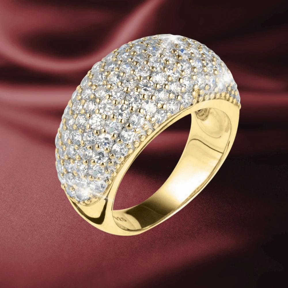 Pave Vienna Ring Gold