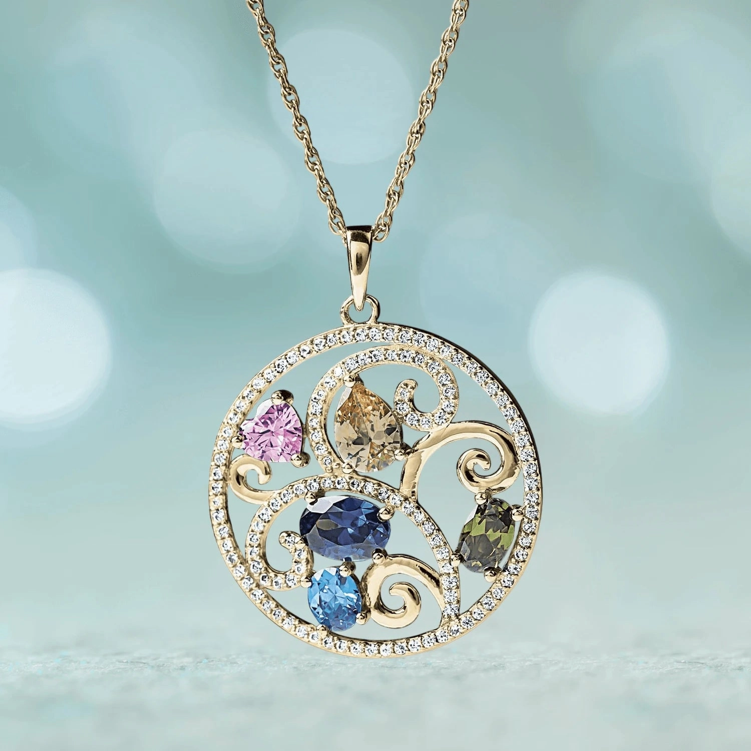Picasso Golden Pendant