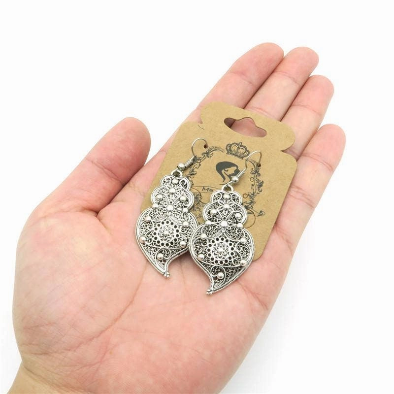 Portuguese Viana heart earrings women earrings handmade lady original dangle earrings ER-018