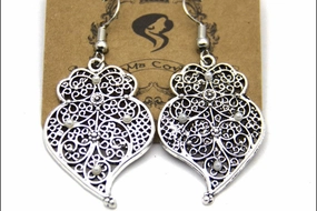 Portuguese Viana heart earrings women earrings handmade lady original dangle earrings ER-048
