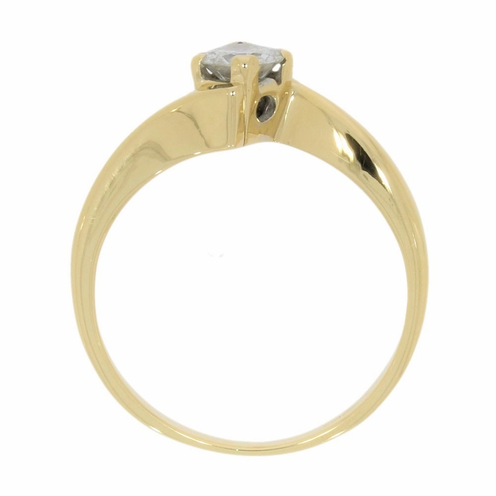 Pre Owned 18ct Yellow 0.25cts Solitaire Diamond Ring