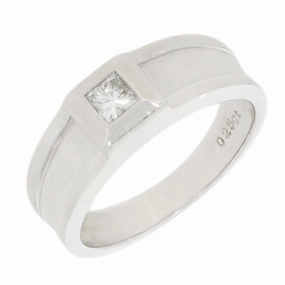 Pre Owned 9ct White Gold 0.25cts Diamond Solitaire Ring