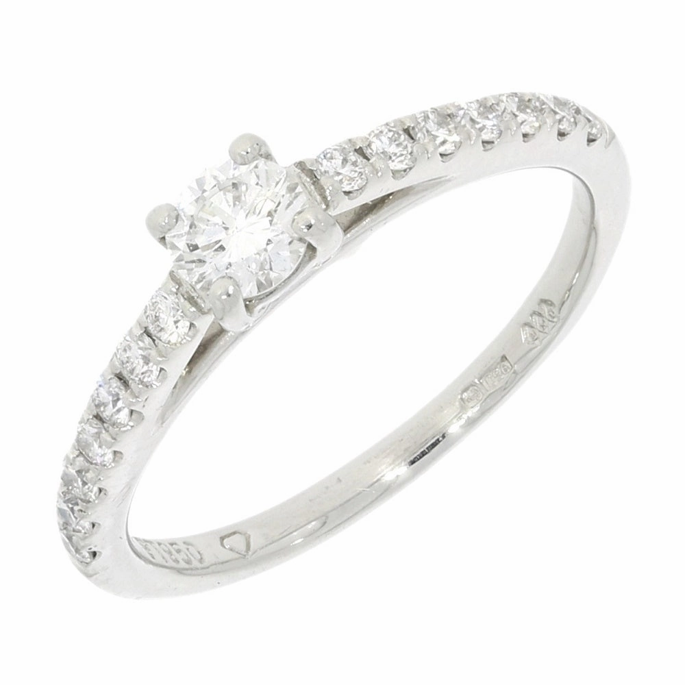 Pre Owned Platinum 0.20ct Solitaire Diamond Ring
