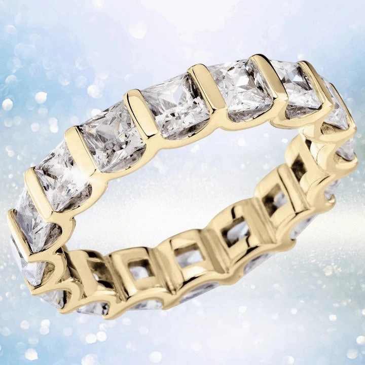 Princess Eternity Gold Ring