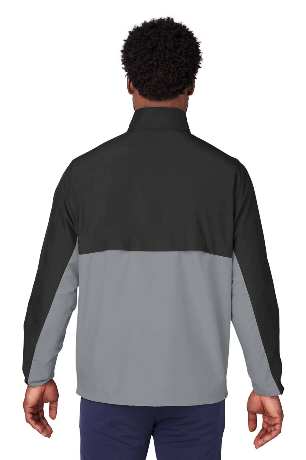 Puma Mens 1st Mile Moisture Wicking Full Zip Wind Jacket - Black/Quiet Shade Grey  Choose your new Clothing Puma