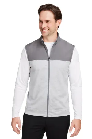 Puma Mens Cloudspun Moisture Wicking Colorblock Full Zip Vest - Quiet Shade Grey/Heather High Rise Grey  Choose your new Clothing Puma