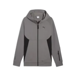 PUMA MEN'S TECH FULL-ZIP JACKET IRON HOODIE Cothing_Mens-Puma