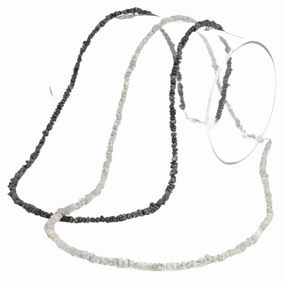 Raw Diamonds White Necklace