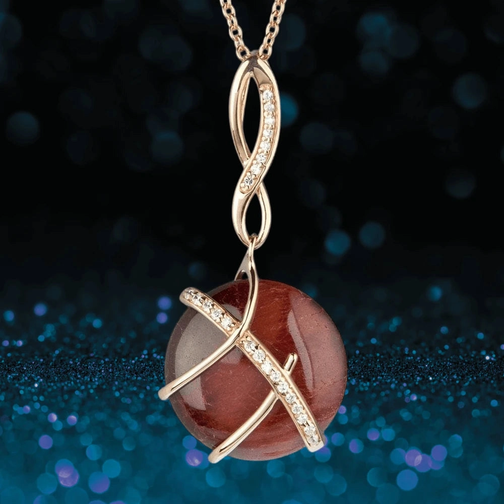 Red Tiger's Eye Pendant