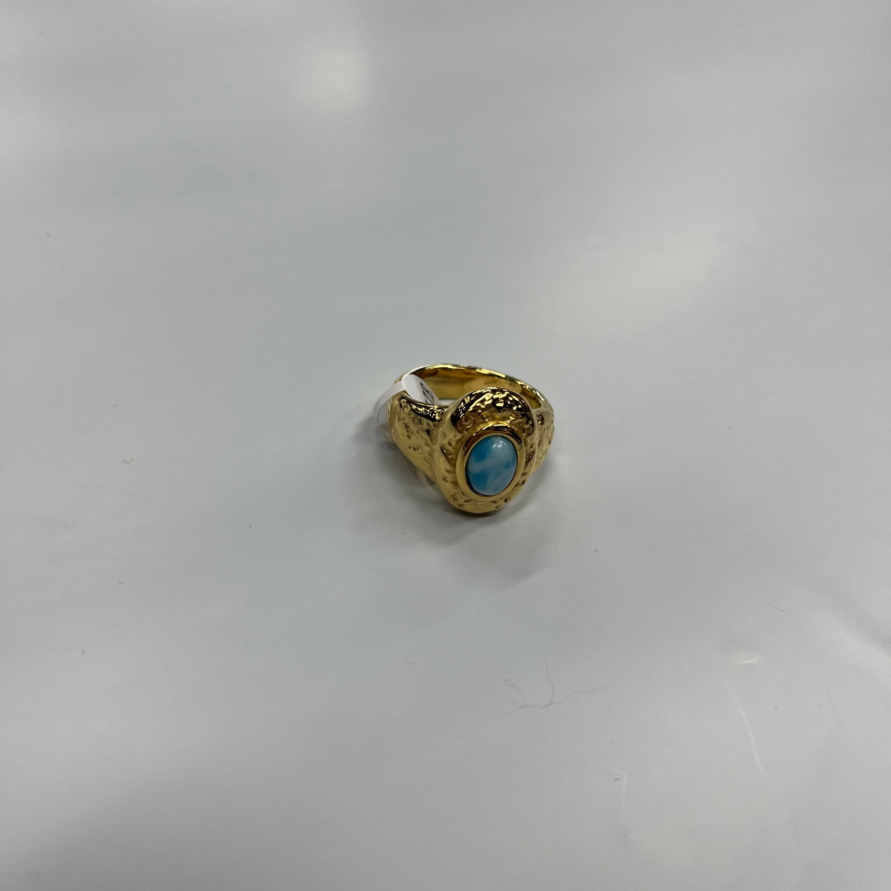 Ring Other By Cmb 18K Plated Over Stainless Steel Size: 7