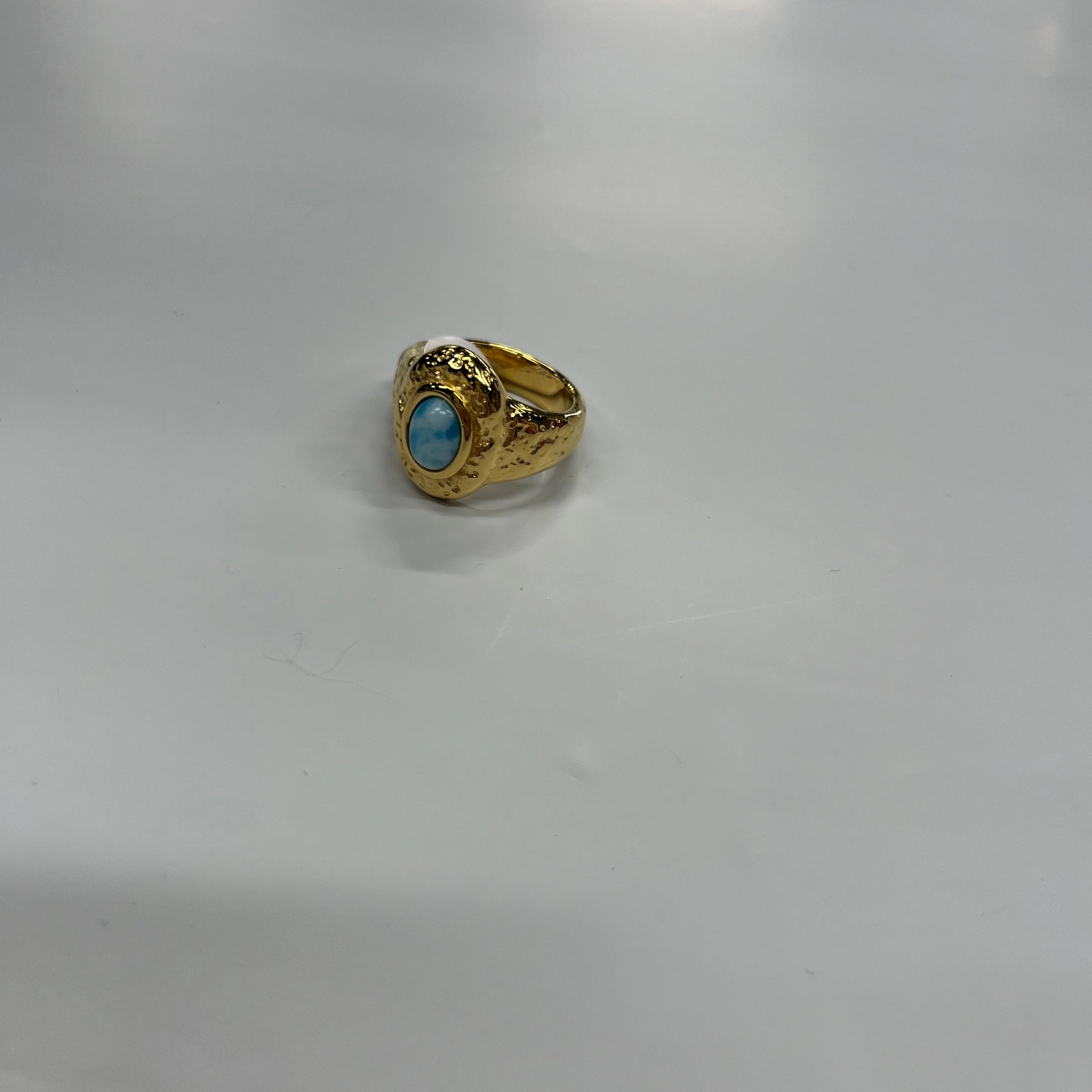 Ring Other By Cmb 18K Plated Over Stainless Steel Size: 7