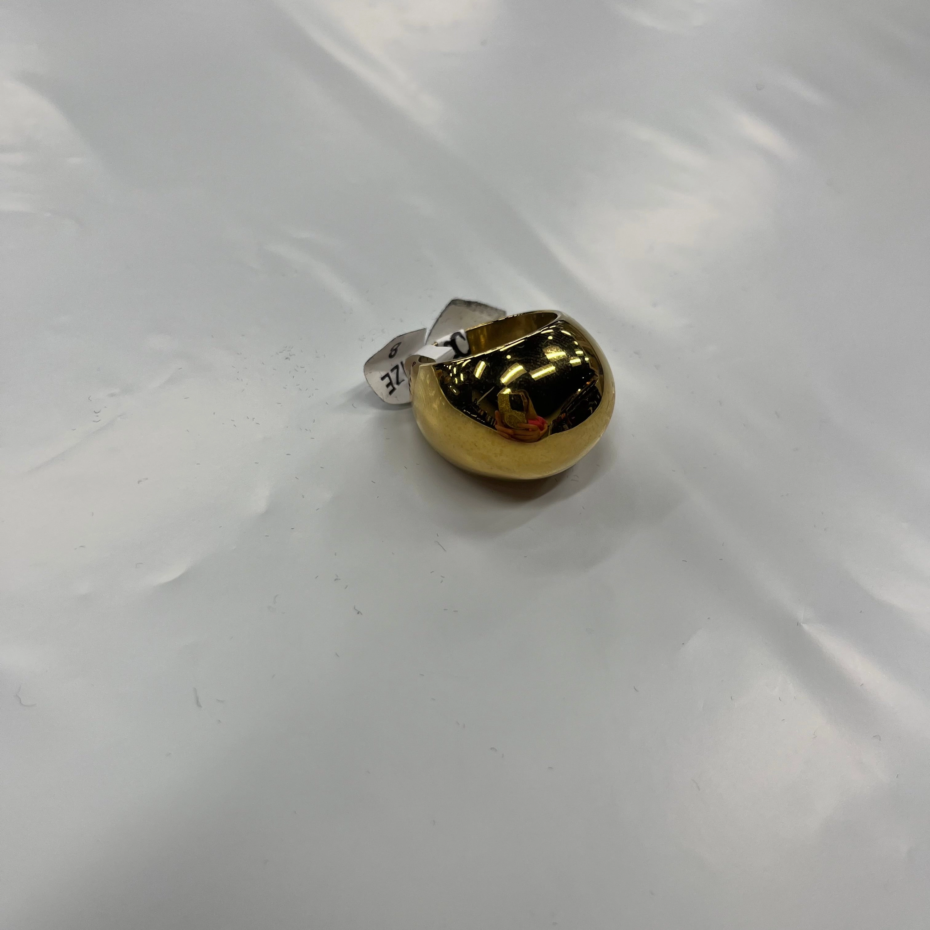 Ring Statement By Cmc 18kt Plated Over Stainless Steel