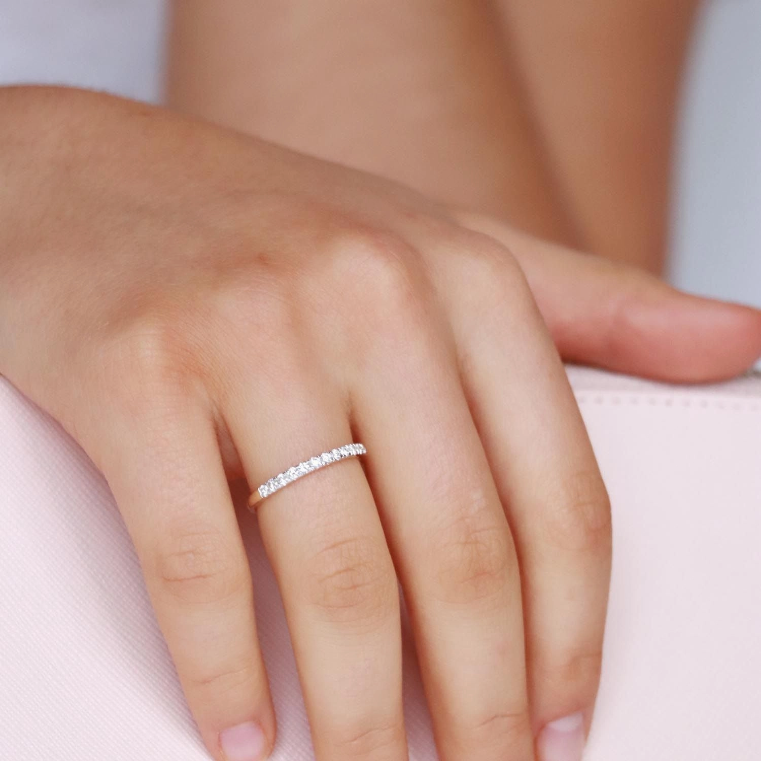 Ring With 0.25Ct Diamonds In 9K Gold