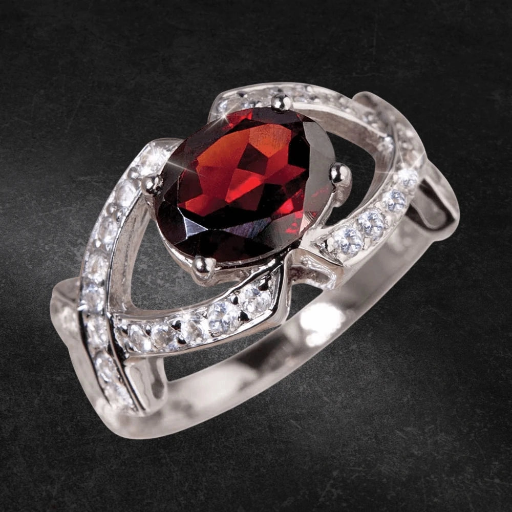 Rioja Garnet Ring