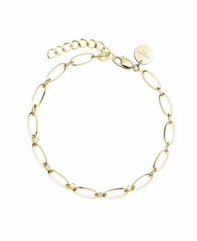 Rosefield Oval Gold Bracelet JBOLG-J540