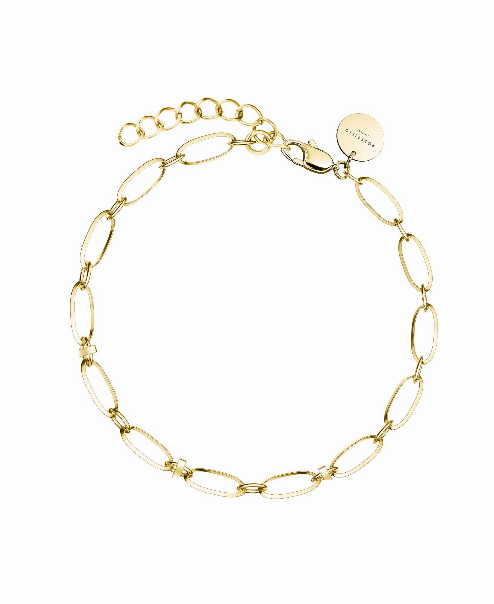 Rosefield Oval Gold Bracelet JBOLG-J540