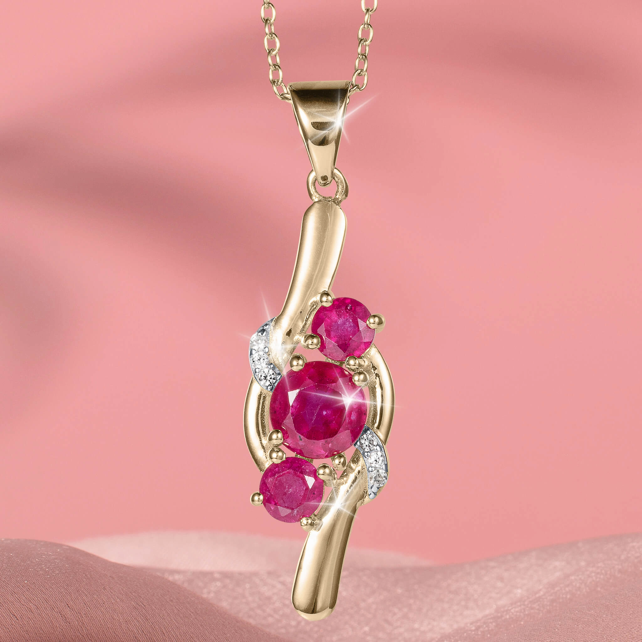 Ruby Glow Pendant