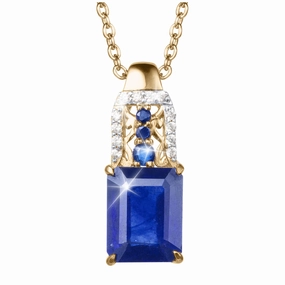 Sapphire Twilight Pendant