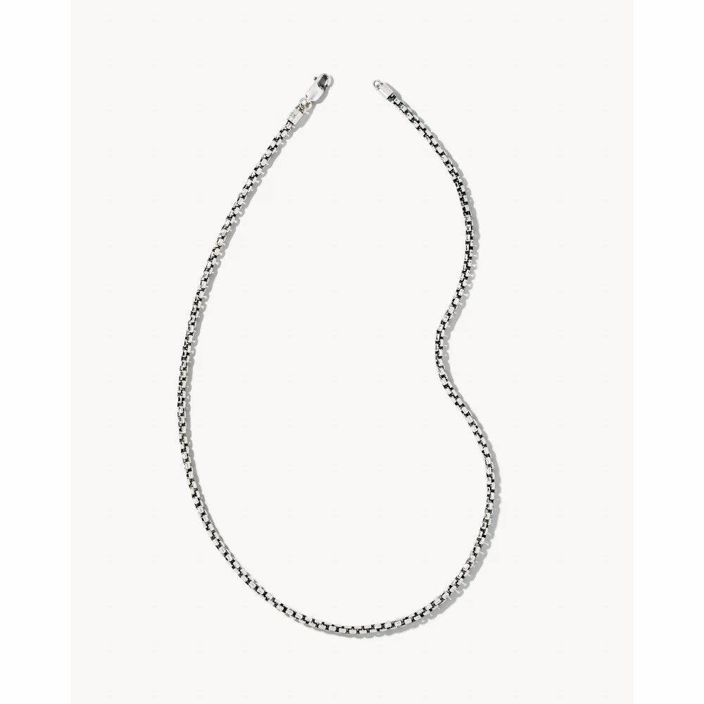 Scott Bros. Beck Round Box Chain Necklace