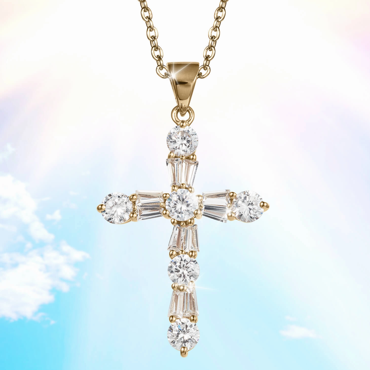 Shimmering Light Ladies Cross