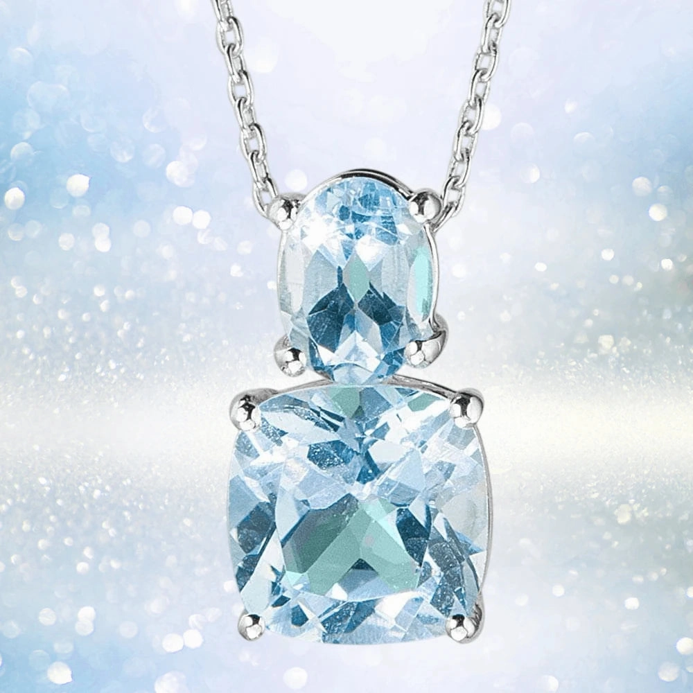 Sky Topaz Pendant