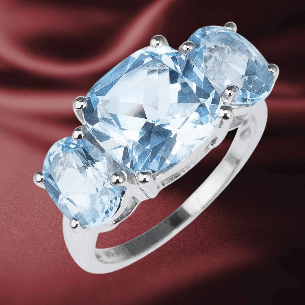 Sky Topaz Ring