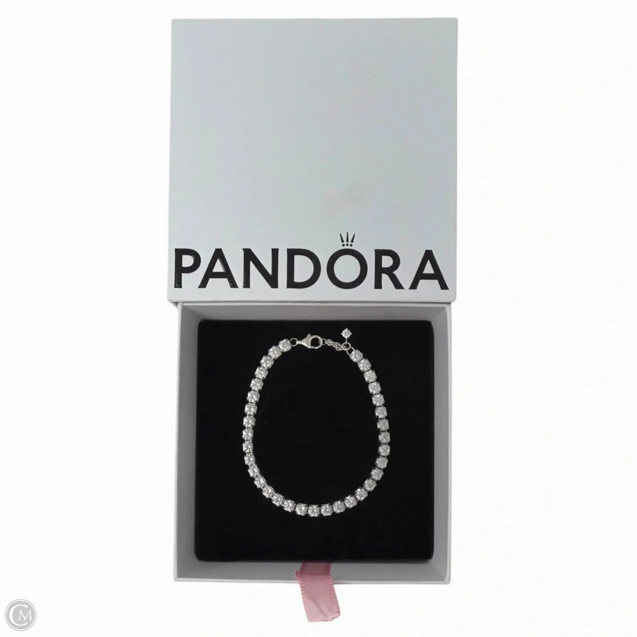 Sparkling Tennis Bracelet Sterling Silver By Pandora