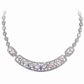 Spectra Rhodium Necklace
