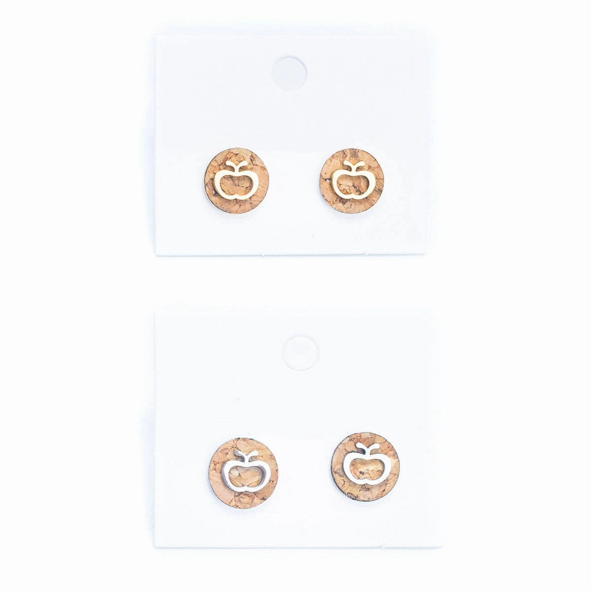 Stainless Steel Cork Handmade Earrings -ER-144