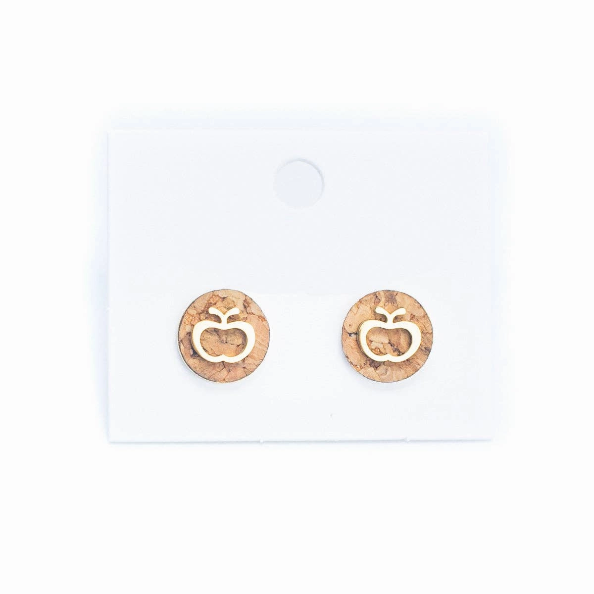Stainless Steel Cork Handmade Earrings -ER-144