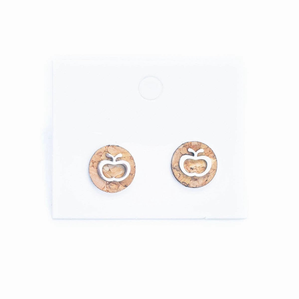 Stainless Steel Cork Handmade Earrings -ER-144