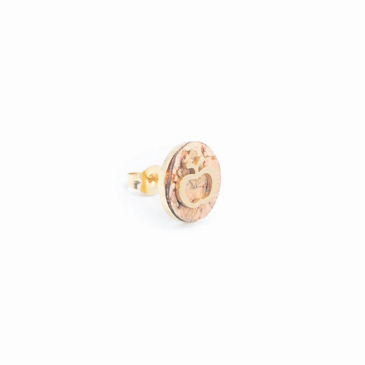 Stainless Steel Cork Handmade Earrings -ER-144